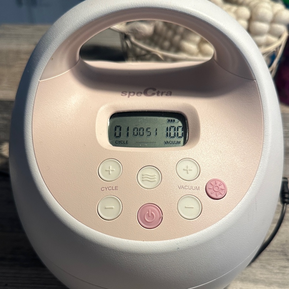 Spectra Pink and White Electronic Device
